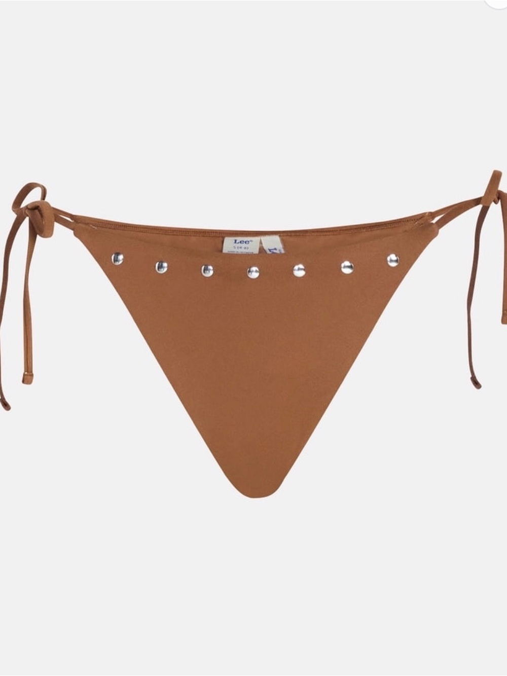 Kacey Lee Women's and Women's Plus Studded Bikini Bottoms with Side Tie